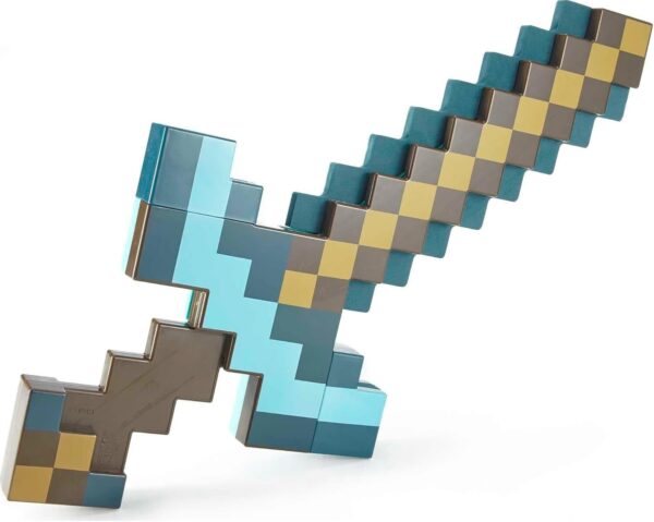 Mattel Minecraft Toys, Sword and Pickaxe, Minecraft Game Transforming Kid size R - Image 6