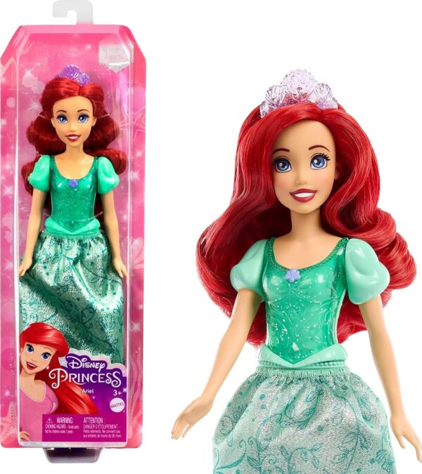 OFFICIAL Disney Princess Doll, Ariel Posable Fashion Doll (Sparkling Clothing)