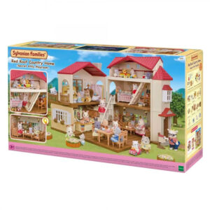 Sylvanian Families 5708 Red Roof Country Home -Secret Attic Playroom- Dollhouse