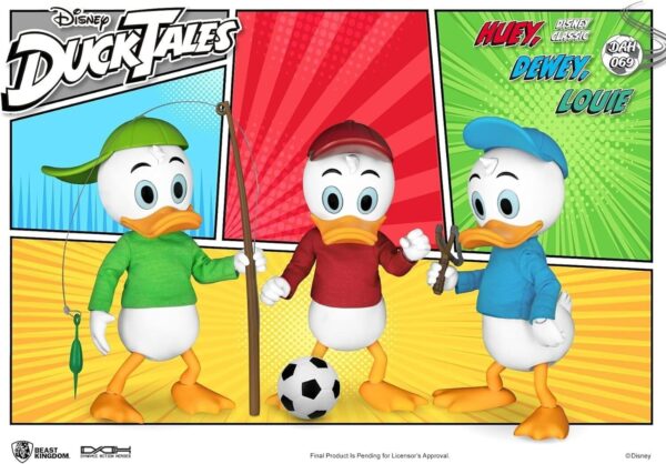 Beast Kingdom DuckTales: Huey, Dewey and Louie DAH-069 Dynamic 8ction Action Fig - Image 11