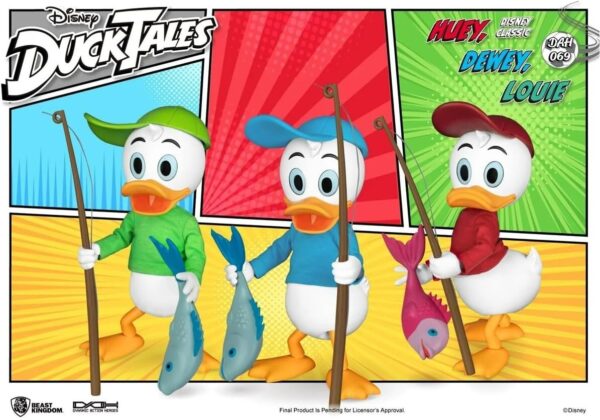 Beast Kingdom DuckTales: Huey, Dewey and Louie DAH-069 Dynamic 8ction Action Fig - Image 5
