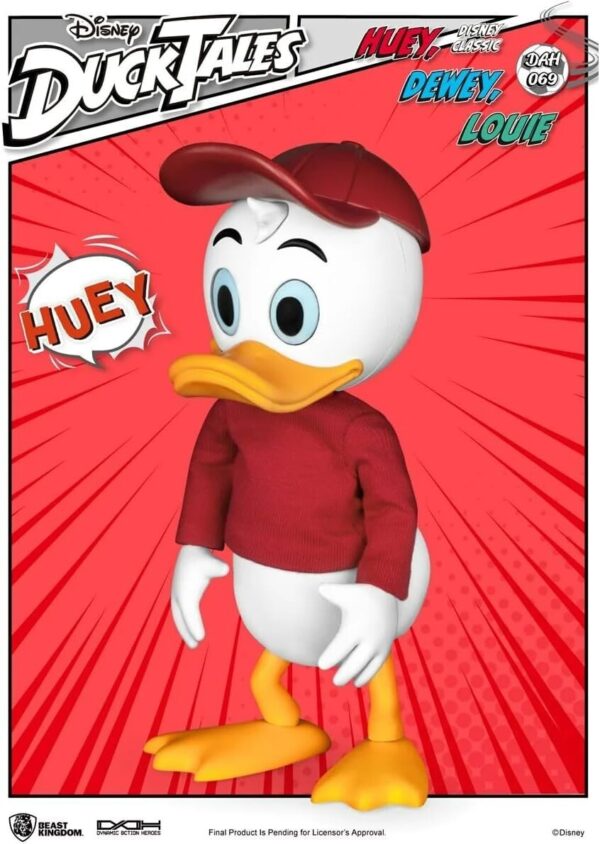 Beast Kingdom DuckTales: Huey, Dewey and Louie DAH-069 Dynamic 8ction Action Fig - Image 6