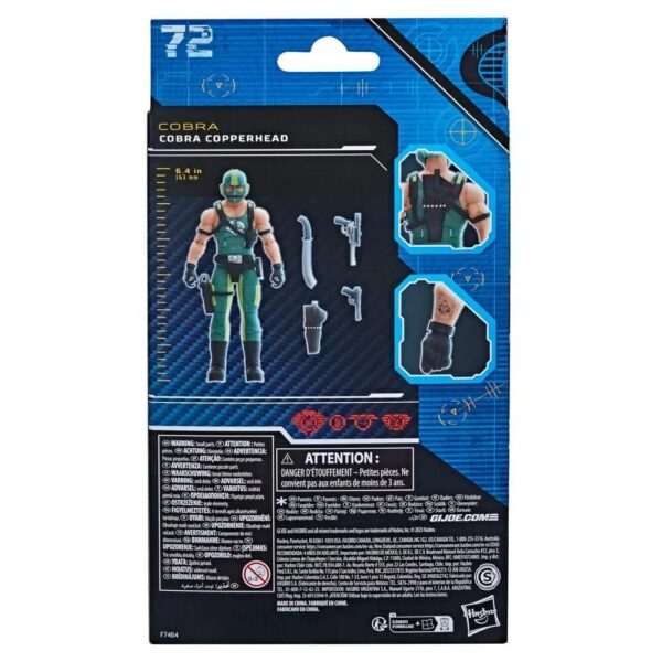 G.I. Joe Classified Series Cobra Copperhead , Collectible G.I. Joe Action Figure - Image 4