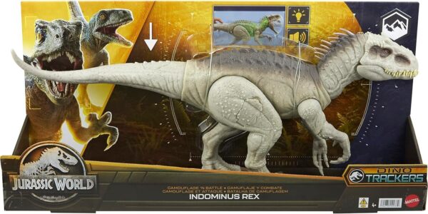 INDOMINUS REX CAMOUFLAGE - MATTEL - HNT63 - DINOSAURE JURASSIC WORLD - Image 7