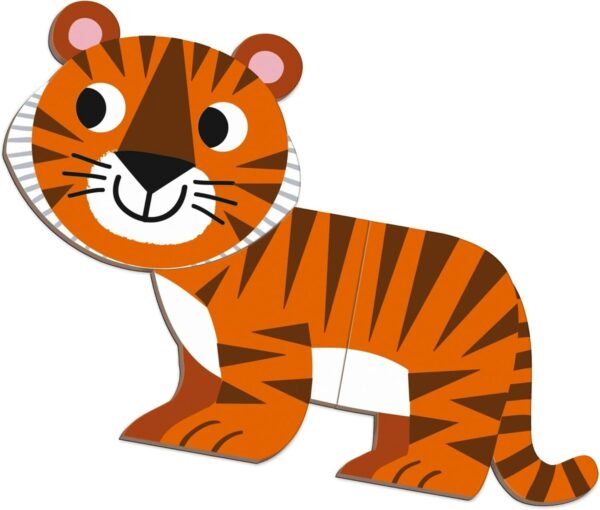 Janod - MagnetiBook Animals - Part Educational Magnetic Game Teaches Fine Motor - Image 4