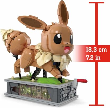 Mega Pokémon Action Figure Building Set Motion Eevee 1366 Pieces Build Toy - Image 4