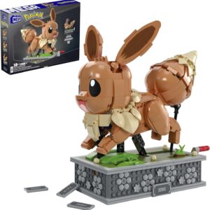 Mega Pokémon Action Figure Building Set Motion Eevee 1366 Pieces Build Toy
