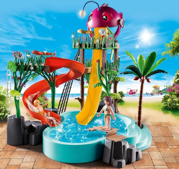 Playmobil Water Park with Slides: Complete Set for Fun Water Play Adventures - Image 3