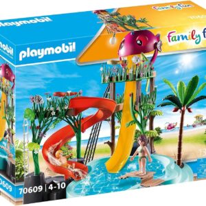Playmobil Water Park with Slides: Complete Set for Fun Water Play Adventures