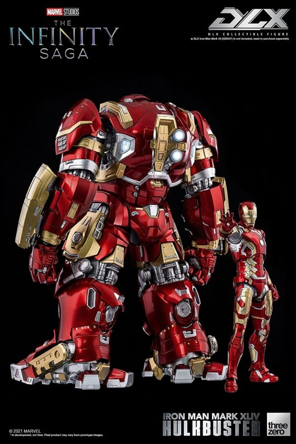THREEZERO - Infinity Saga Iron Man MK 44 Hulkbuster Deluxe 1/12 Scale Action Fi - Image 8