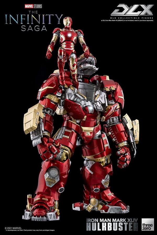 THREEZERO - Infinity Saga Iron Man MK 44 Hulkbuster Deluxe 1/12 Scale Action Fi - Image 9