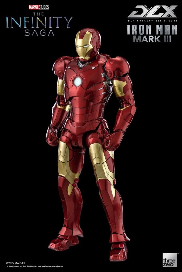 Threezero - Marvel Infinity Saga Iron Man Mark 3 Dlx 1/12 Scale Action Figure - Image 5