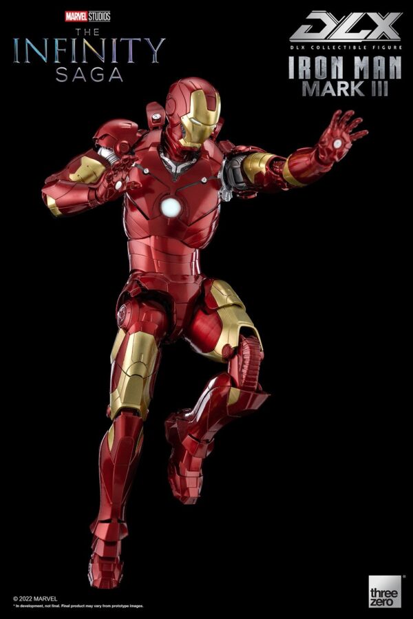 Threezero - Marvel Infinity Saga Iron Man Mark 3 Dlx 1/12 Scale Action Figure