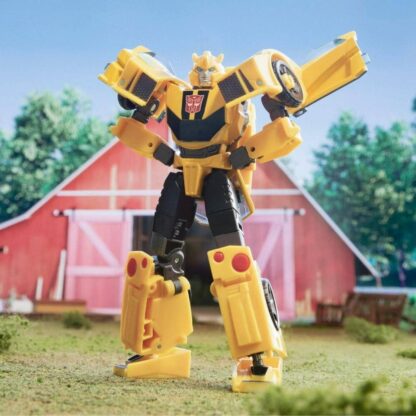 Transformers Toys EarthSpark Deluxe Class Bumblebee Act Fig F6732 - Image 3