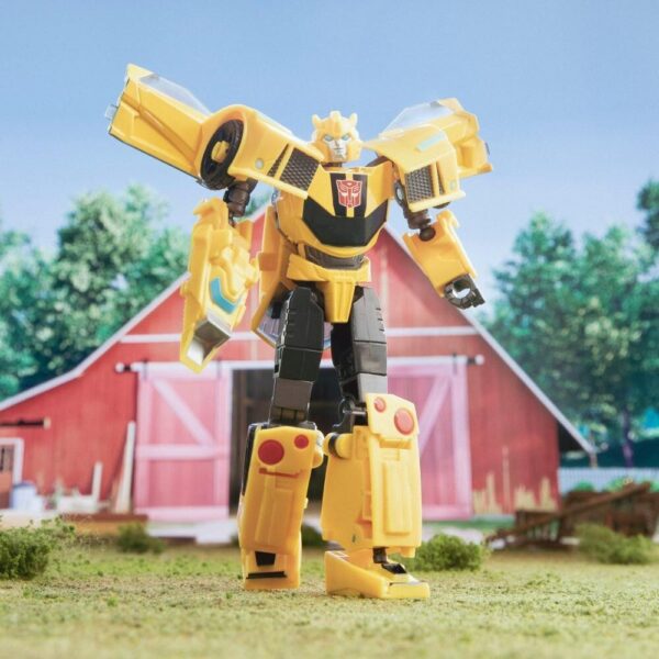 Transformers Toys EarthSpark Deluxe Class Bumblebee Act Fig F6732 - Image 5
