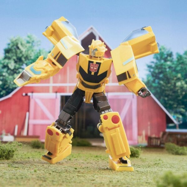 Transformers Toys EarthSpark Deluxe Class Bumblebee Act Fig F6732 - Image 7