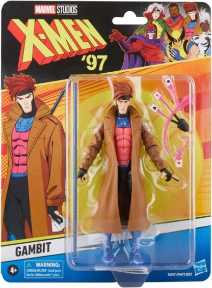 Hasbro Marvel Legends Series Gambit, X-Men ‘97 6" Marvel Legends Action Figures - Image 3