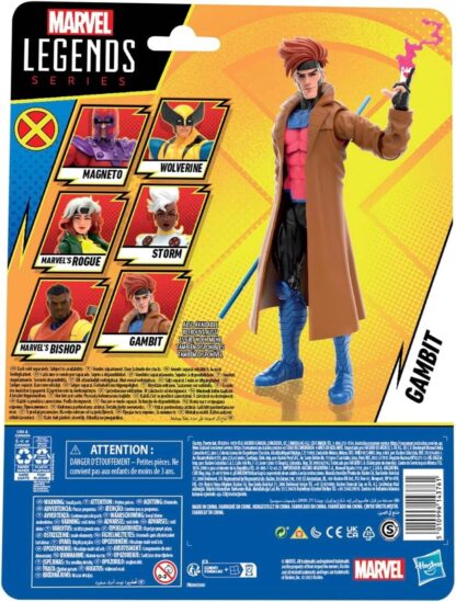 Hasbro Marvel Legends Series Gambit, X-Men ‘97 6" Marvel Legends Action Figures - Image 4
