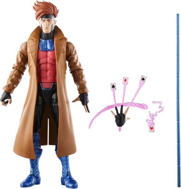 Hasbro Marvel Legends Series Gambit, X-Men ‘97 6" Marvel Legends Action Figures