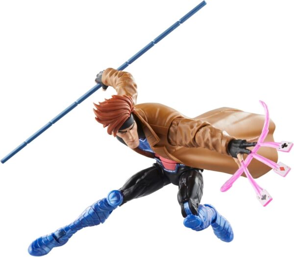 Hasbro Marvel Legends Series Gambit, X-Men ‘97 6" Marvel Legends Action Figures - Image 8