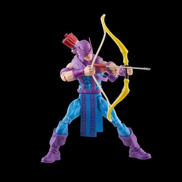 Hasbro Marvel Legends Series Hawkeye with Sky-Cycle Avengers 60th Anniversary 6" - Image 11