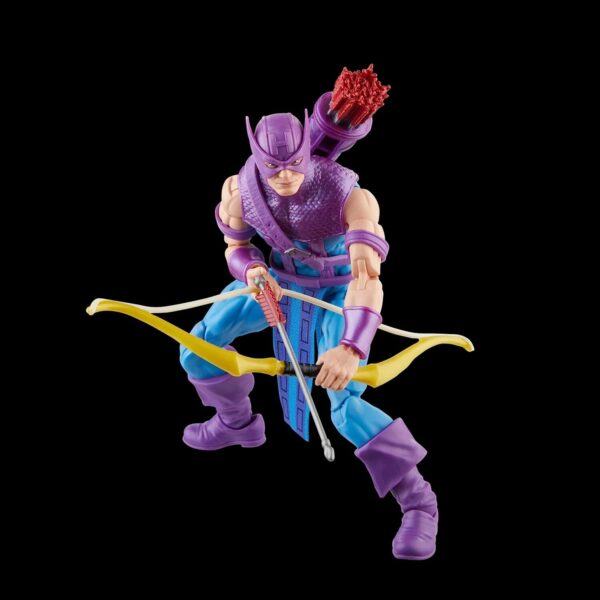 Hasbro Marvel Legends Series Hawkeye with Sky-Cycle Avengers 60th Anniversary 6" - Image 4