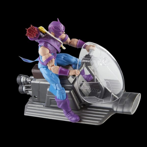 Hasbro Marvel Legends Series Hawkeye with Sky-Cycle Avengers 60th Anniversary 6" - Image 7