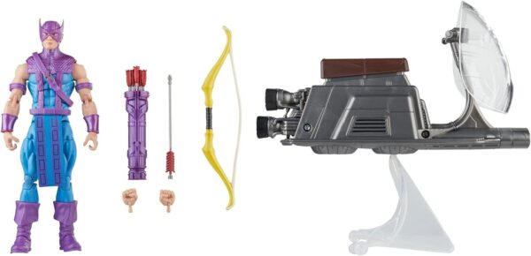 Hasbro Marvel Legends Series Hawkeye with Sky-Cycle Avengers 60th Anniversary 6"