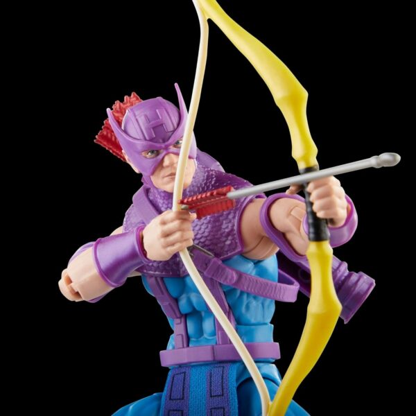 Hasbro Marvel Legends Series Hawkeye with Sky-Cycle Avengers 60th Anniversary 6" - Image 9