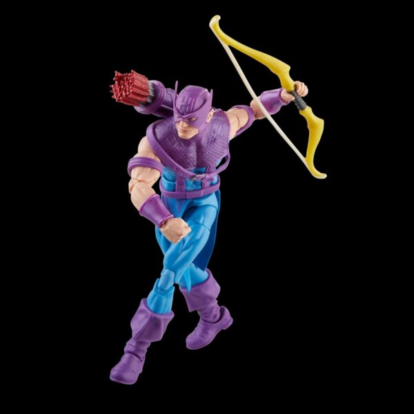 Hasbro Marvel Legends Series Hawkeye with Sky-Cycle Avengers 60th Anniversary 6" - Image 10