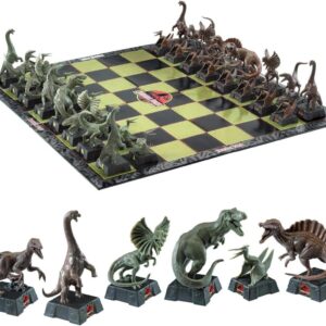 JURASSIC PARK CHESS SET BRAND NEW - THE NOBLE COLLECTION NN2421 GREAT GIFT