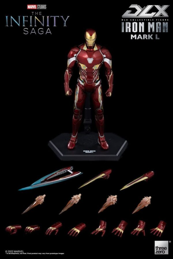 Official Marvel Infinity Saga 1/12 DLX Iron Man Mark 50 17 cm - Image 4
