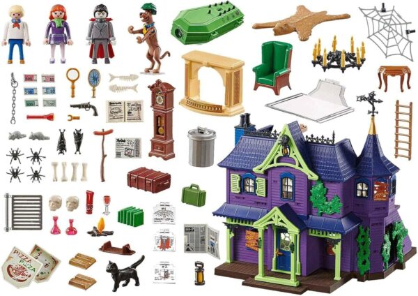 PLAYMOBIL (70361)  Scooby-Doo Mystery Mansion Play Set (4008789703613) - Image 3