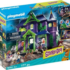PLAYMOBIL (70361)  Scooby-Doo Mystery Mansion Play Set (4008789703613)