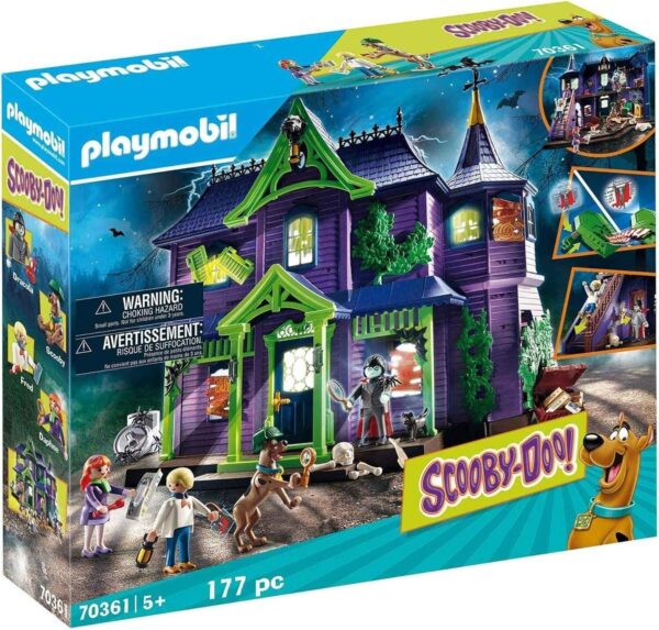 PLAYMOBIL (70361)  Scooby-Doo Mystery Mansion Play Set (4008789703613)
