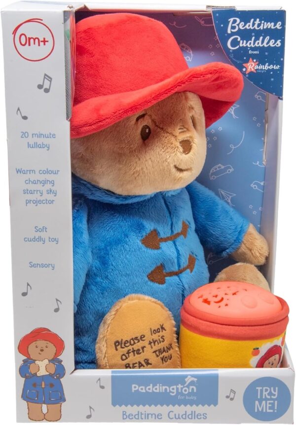 Rainbow Designs Bedtime Cuddles with Paddington Bear Lullaby Plush - Image 3