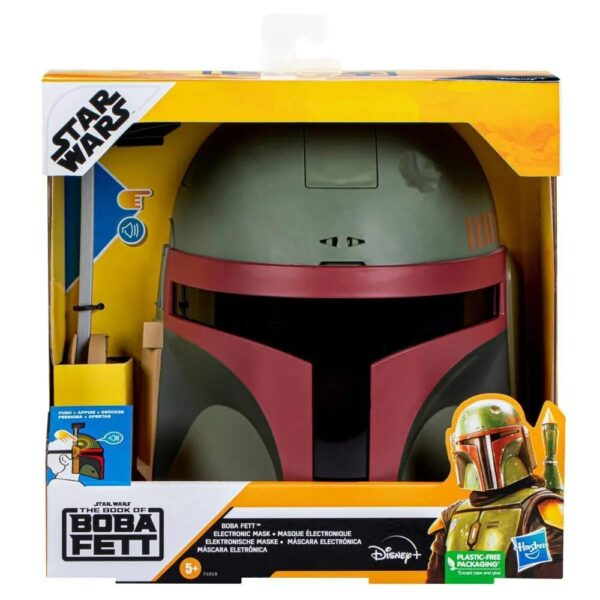Star Wars Boba Fett Electronic Mask, Star Wars Costume for Kids Ages 5 and Up - Image 3