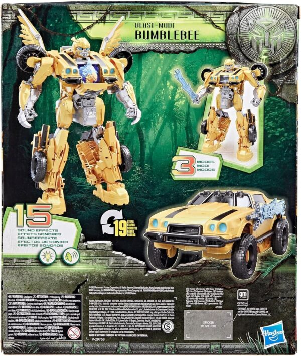 Transformers: Rise of the Beasts - Beast Mode Bumblebee Action Figure - Image 11