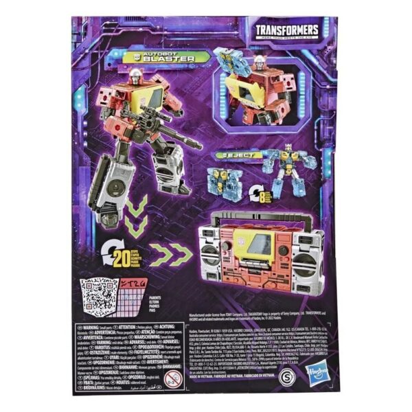 Transformers Toys Generations Legacy Voyager Autobot Blaster & Eject Action Fig - Image 4