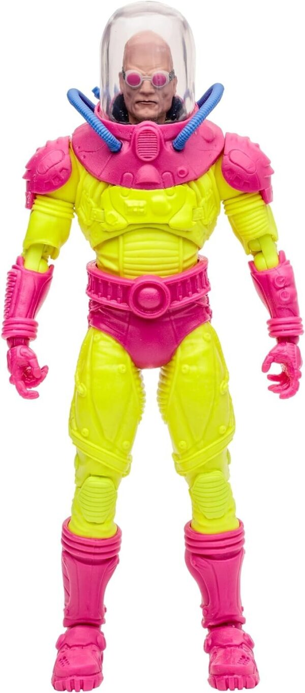 DC MULTIVERSE MR. FREEZE BLACK LIGHT GOLD LABEL 7" INCH - Image 5