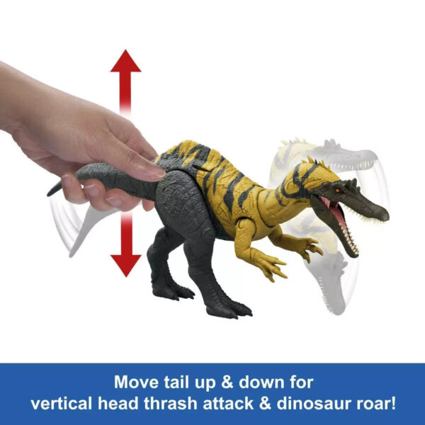 Jurassic World Chaos Theory Wild Roar Ceratosuchops Dinosaur Figure Collectible - Image 4