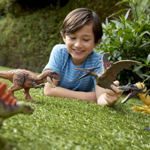 Jurassic World Chaos Theory Wild Roar Ceratosuchops Dinosaur Figure Collectible - Image 7