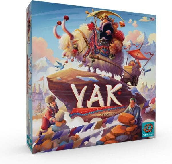 Pretzel Games  Yak  Board Game  Ages 8+  2-4 Players  30-60 Minutes Playing