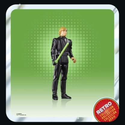 Star Wars Retro Collection Luke Skywalker (Jedi Academy) Act Fig (3.75”) F9758 - Image 4