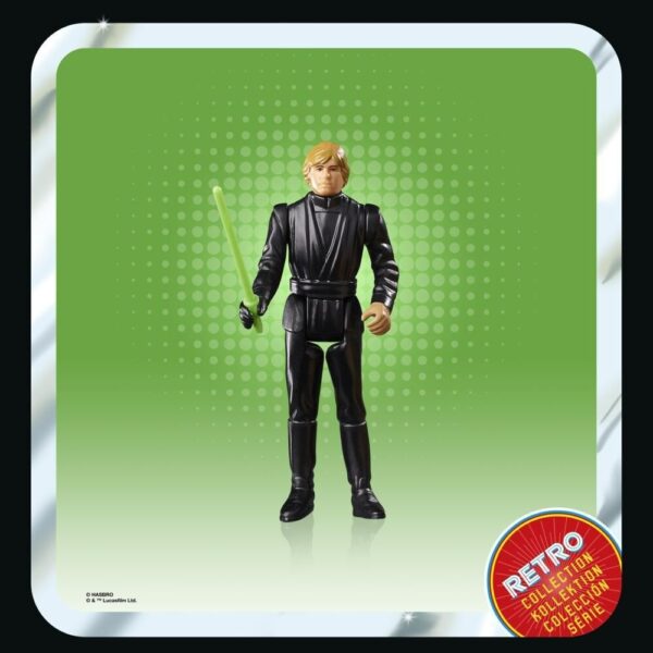 Star Wars Retro Collection Luke Skywalker (Jedi Academy) Act Fig (3.75”) F9758 - Image 5
