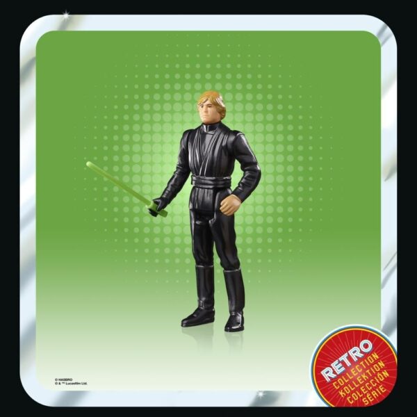 Star Wars Retro Collection Luke Skywalker (Jedi Academy) Act Fig (3.75”) F9758 - Image 6