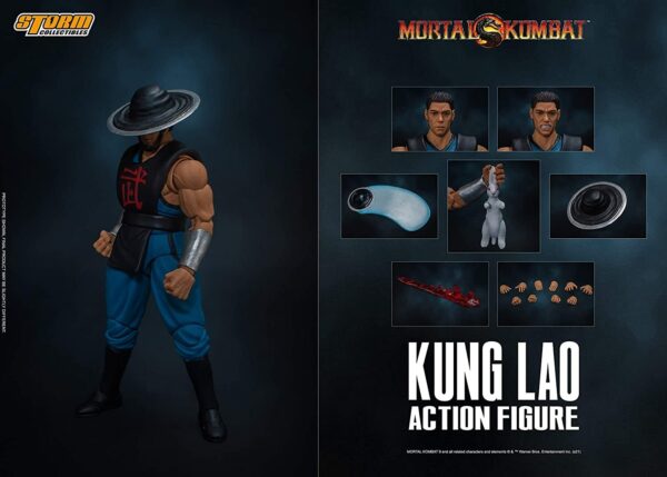 Storm Collectibles Mortal Kombat Action Figure 1/12 Kung Lao 18 cm - Image 17