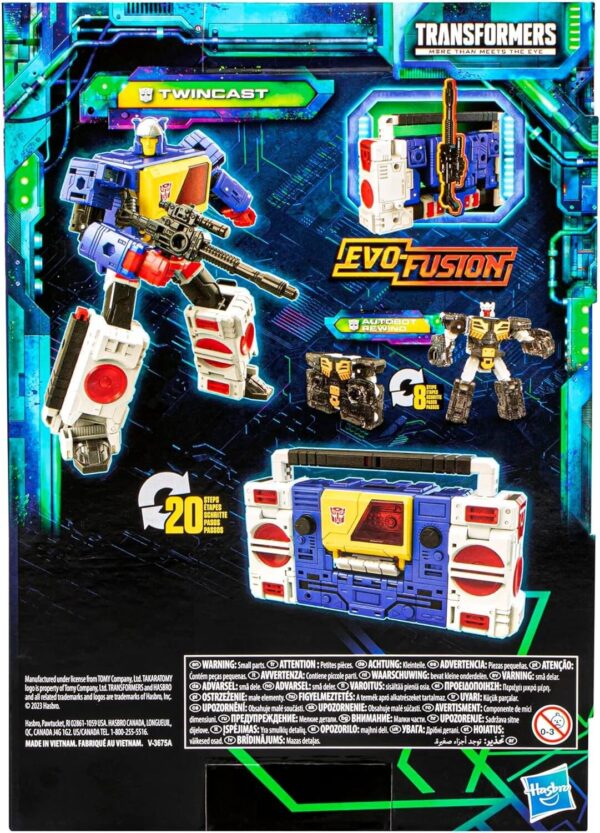 Transformers Legacy Evolution Twincast and Autobot Rewind Action Figure - Image 5