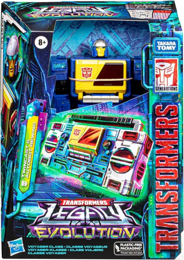 Transformers Legacy Evolution Twincast and Autobot Rewind Action Figure