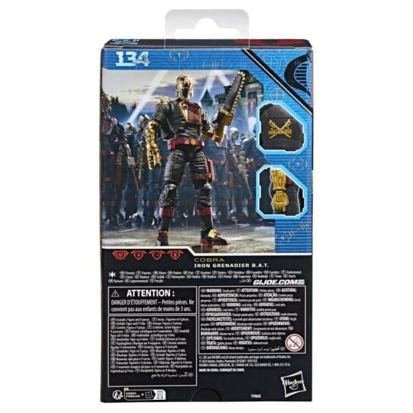 G.I. Joe Classified Series #134 Cobra Iron Grenadier B.A.T. 6-inch Action Figure - Image 4
